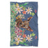 Chihuahua Floral Sherpa Blanket