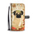 Maple Pug Wallet Case