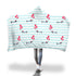 Dog & Balloons Hooded Blanket