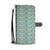 Dachshund Floral Pattern Wallet Case