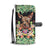 Chihuahua Flower Garden Wallet Case