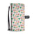 Cat, Flowers & Leaves Wallet Case