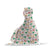 Cat, Flowers & Leaves Hooded Blanket
