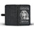 Dachshund Attitude Black Denim Wallet Case