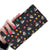 Cat, Flowers & Hearts Black Womens Wallet
