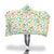 Colourful Autumn Leaves Hooded Blanket