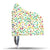 Colourful Autumn Leaves Hooded Blanket