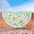 Colourful Autumn Leaves Beach Blanket