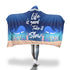 Life Is Good Whale Hooded Blanket
