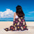 Floral Poodle Beach Blanket