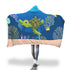 Cute Turtle Hooded Blanket