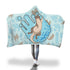 Waving Sea Otter Hooded Blanket