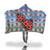 Floral Lady Bug Hooded Blanket
