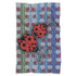 Floral Lady Bug Sherpa Blanket