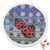 Floral Lady Bug Beach Blanket