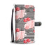 Ride In Paris Striped Wallet Case