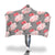 Ride In Paris Striped Hooded Blanket