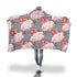 Ride In Paris Striped Hooded Blanket