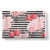Ride In Paris Striped Sherpa Blanket