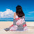 Ride In Paris Striped Beach Blanket