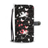 Cute Cupid Black Wallet Case