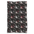Cute Cupid Black Sherpa Blanket