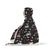 Cute Cupid Black Hooded Blanket