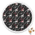 Cute Cupid Black Beach Blanket