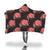 A Ride In Paris Black Hooded Blanket
