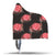 A Ride In Paris Black Hooded Blanket
