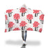 Kisses & Balloons Hooded Blanket