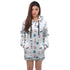 Anchor AOP Hoodie Dress