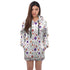 Floral designed AOP Hoodie Dress