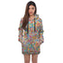 Flower AOP Hoodie Dress