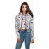 Floral Crop Hoodie