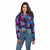 Memphis AOP Crop Hoodie