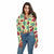 Melon AOP Crop Hoodie