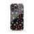 Cat, Flowers & Hearts Black Phone Case