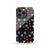 Cat, Flowers & Hearts Black Phone Case