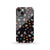 Cat, Flowers & Hearts Black Phone Case