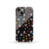 Cat, Flowers & Hearts Black Phone Case
